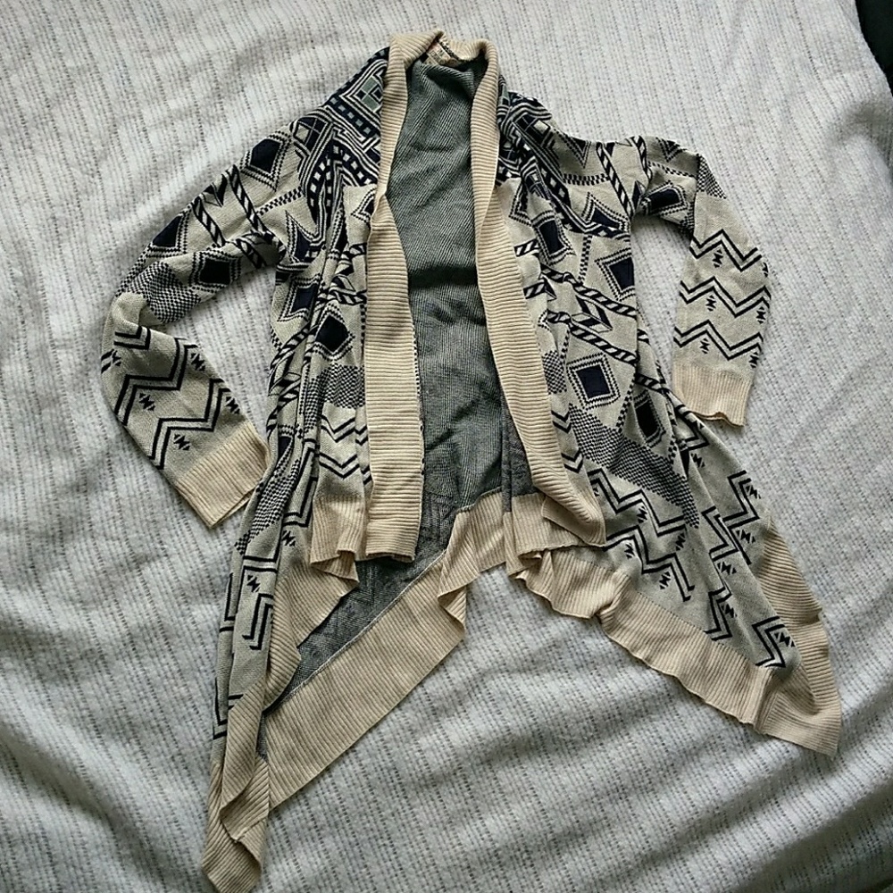 Cascading Aztec sweater